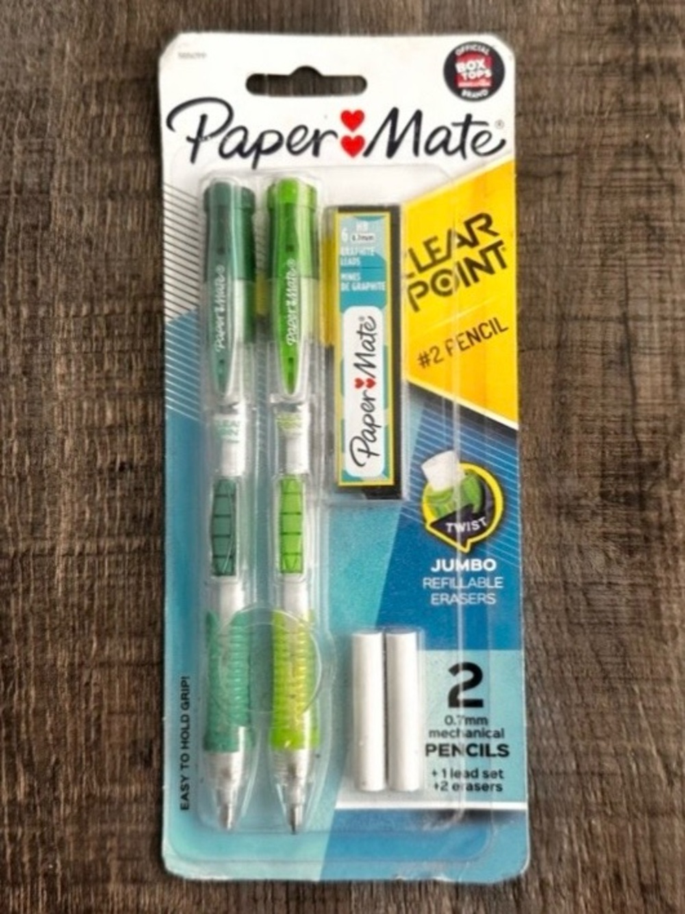 💞 New 2-Pack 0.7mm Paper-mate Clear View Mechanical Pencils